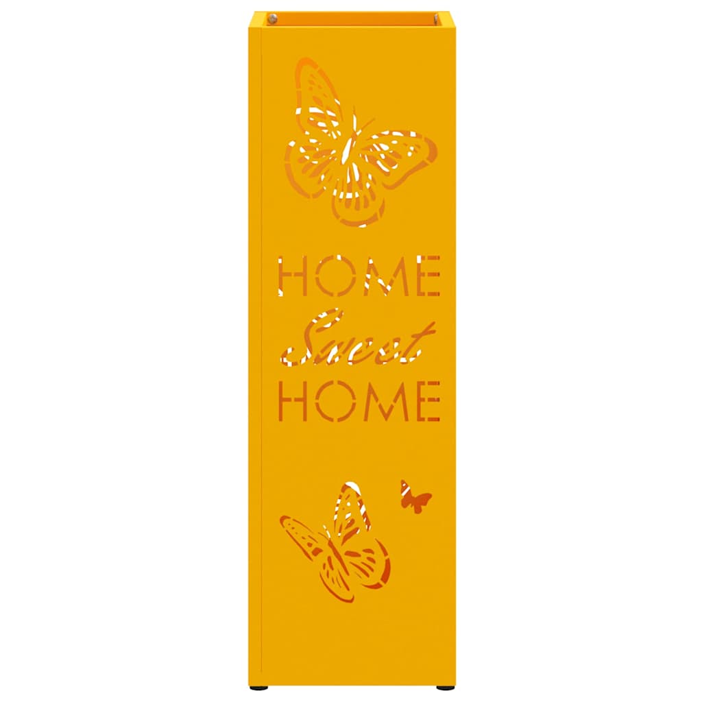 Umbrella Stand Mustard 15.5 x 15.5 x 49 cm Metal