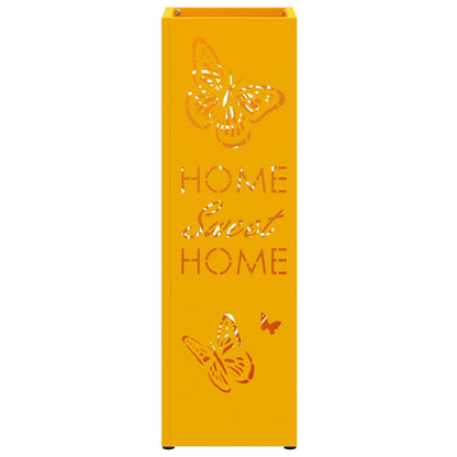 Umbrella Stand Mustard 15.5 x 15.5 x 49 cm Metal