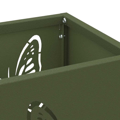 Umbrella Stand Olive 15.5 x 15.5 x 49 cm Metal