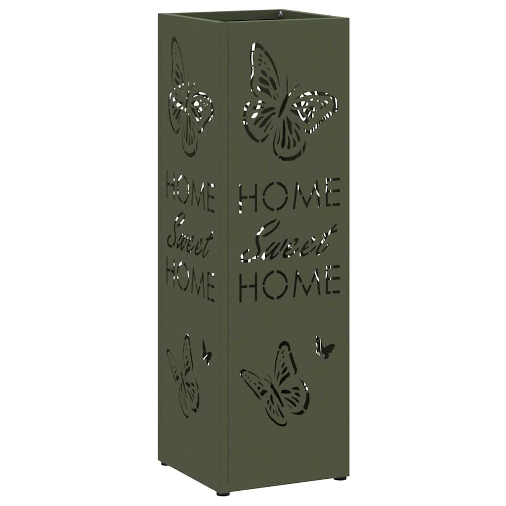 Umbrella Stand Olive 15.5 x 15.5 x 49 cm Metal