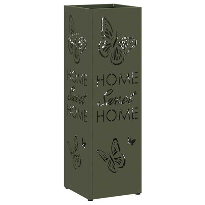 Umbrella Stand Olive 15.5 x 15.5 x 49 cm Metal