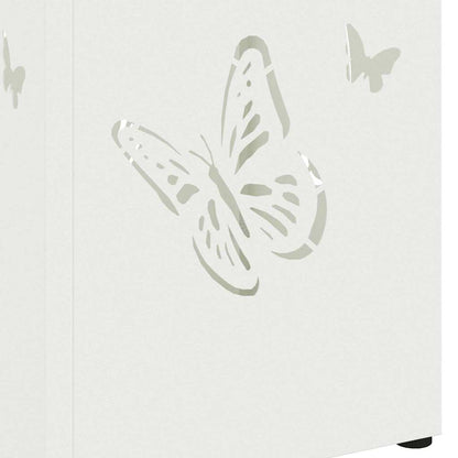 Umbrella Stand White 15.5 x 15.5 x 49 cm Metal