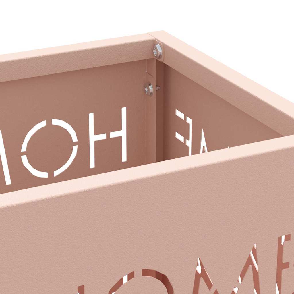 Umbrella Stand Pink 15.5 x 15.5 x 49 cm Metal