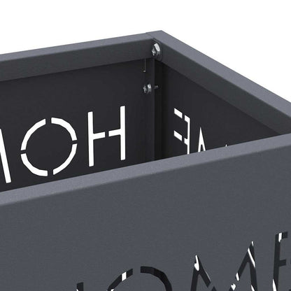 Umbrella Stand Anthracite 15.5 x 15.5 x 49 cm Metal