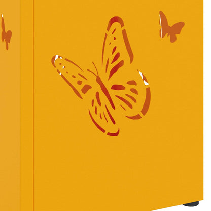 Umbrella Stand Mustard 15.5 x 15.5 x 49 cm Metal