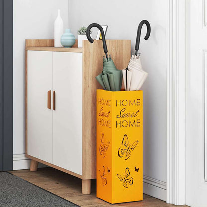 Umbrella Stand Mustard 15.5 x 15.5 x 49 cm Metal