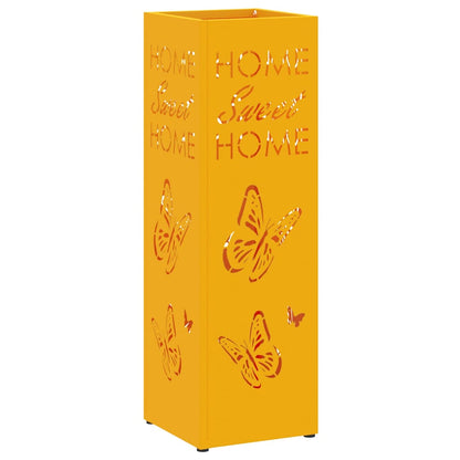 Umbrella Stand Mustard 15.5 x 15.5 x 49 cm Metal