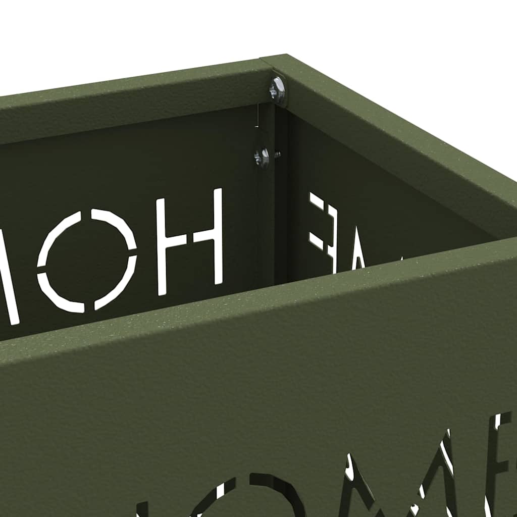 Umbrella Stand Olive 15.5 x 15.5 x 49 cm Steel