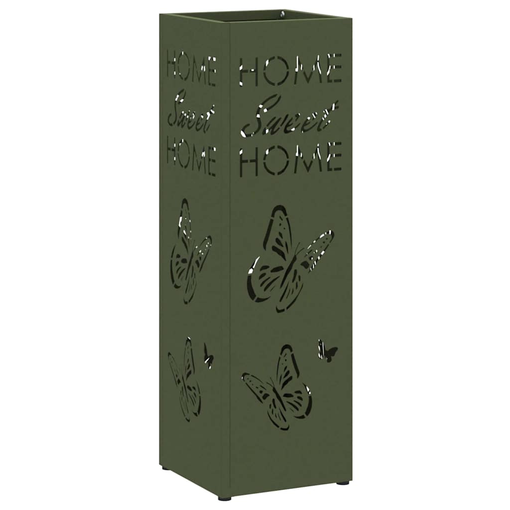 Umbrella Stand Olive 15.5 x 15.5 x 49 cm Steel