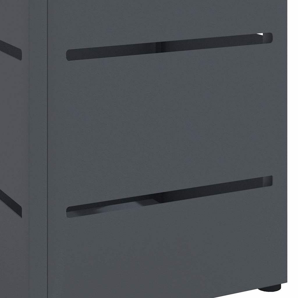 Umbrella Stand Anthracite 15.5 x 15.5 x 49 cm Metal