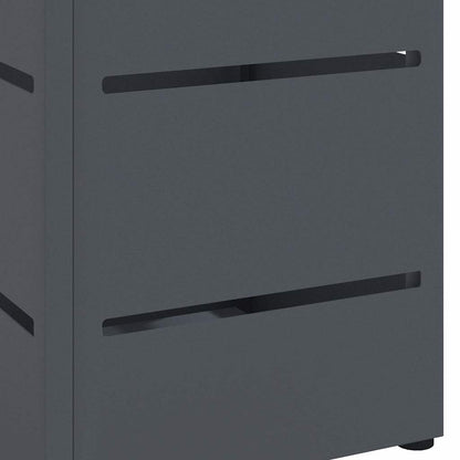 Umbrella Stand Anthracite 15.5 x 15.5 x 49 cm Metal