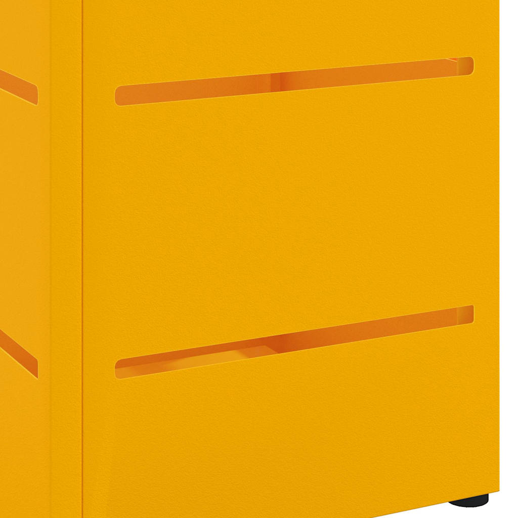 Umbrella Stand Mustard 15.5 x 15.5 x 49 cm Metal