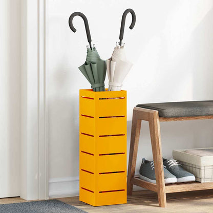 Umbrella Stand Mustard 15.5 x 15.5 x 49 cm Metal