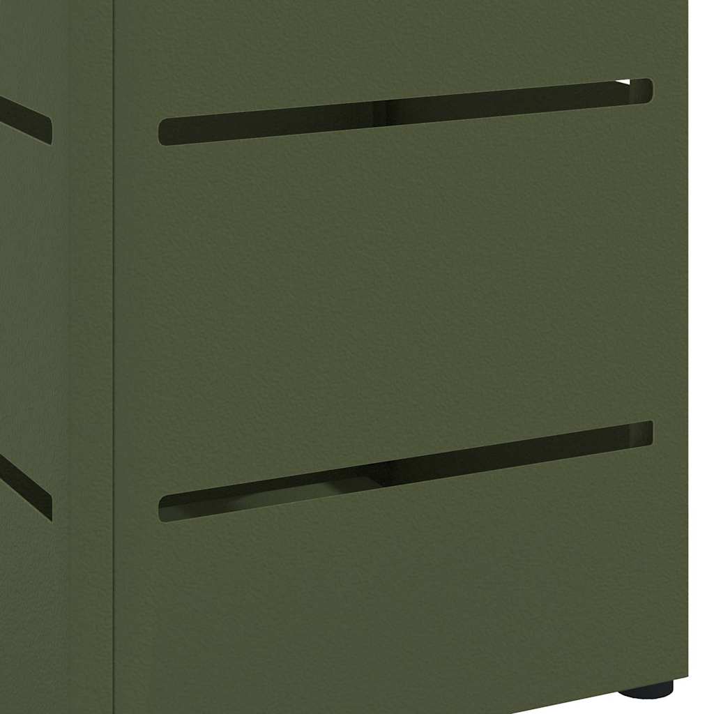 Umbrella Stand Olive 15.5 x 15.5 x 49 cm Metal