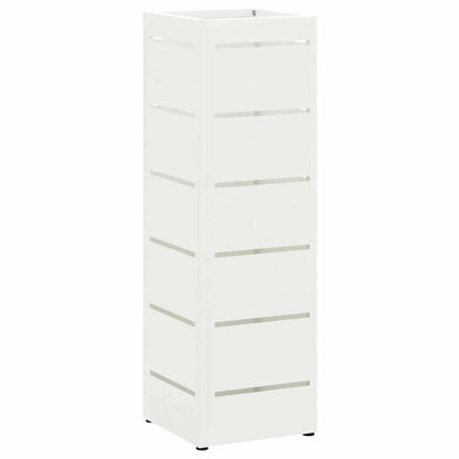 Umbrella Stand White 15.5 x 15.5 x 49 cm Metal