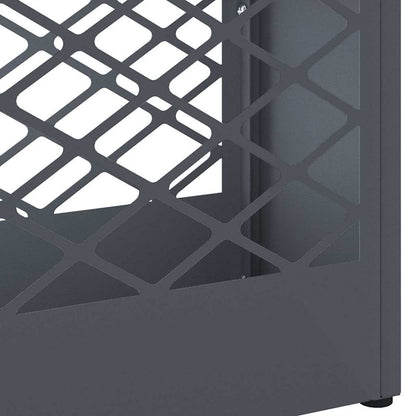 Umbrella Stand with Storage Anthracite 28 x 12 x 41 cm Steel