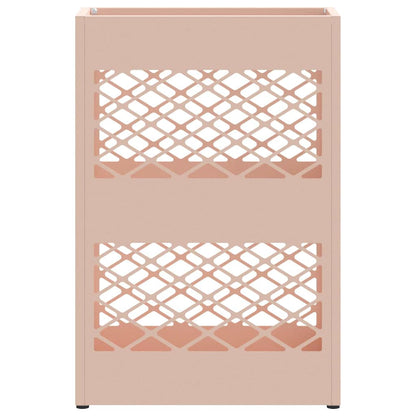 Umbrella Stand with Storage Pink 28 x 12 x 41 cm Steel