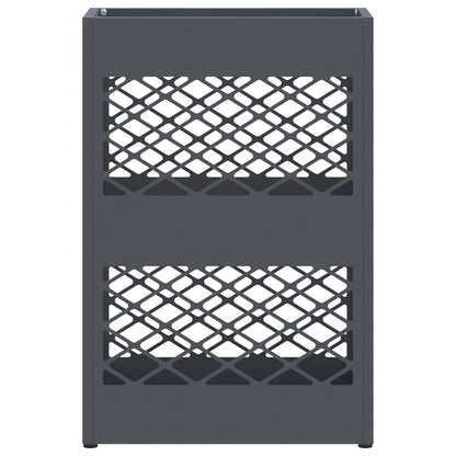 Umbrella Stand with Storage Anthracite 28 x 12 x 41 cm Steel
