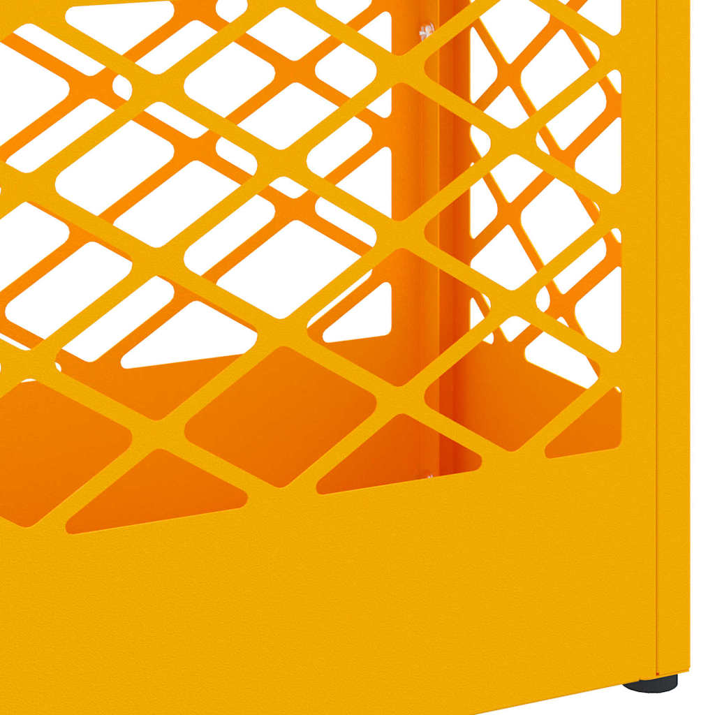 Umbrella Stand Mustard yellow 28 x 12 x 41 cm Steel