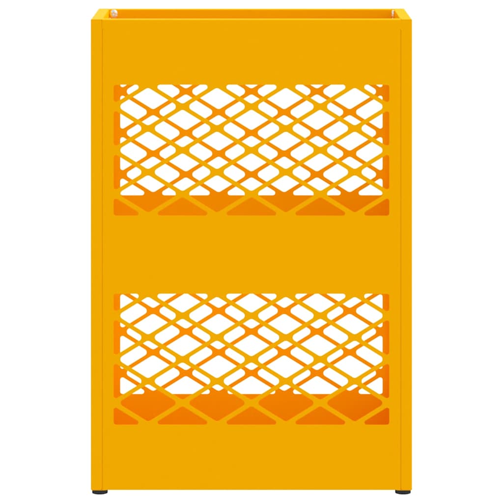 Umbrella Stand Mustard yellow 28 x 12 x 41 cm Steel