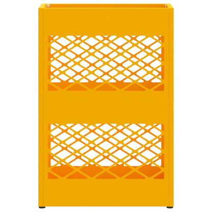 Umbrella Stand Mustard yellow 28 x 12 x 41 cm Steel
