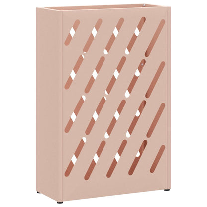 Umbrella Stand with Storage Pink 28 x 12 x 41 cm Steel