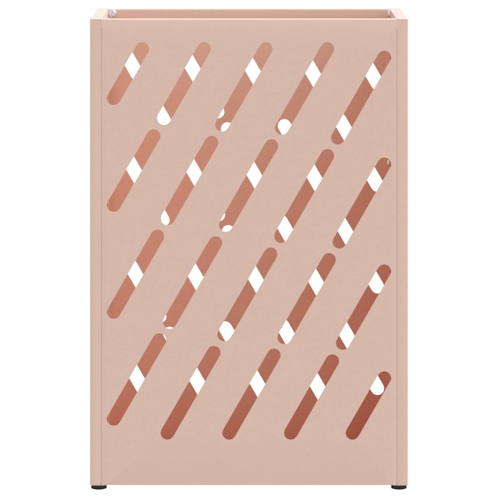 Umbrella Stand with Storage Pink 28 x 12 x 41 cm Steel