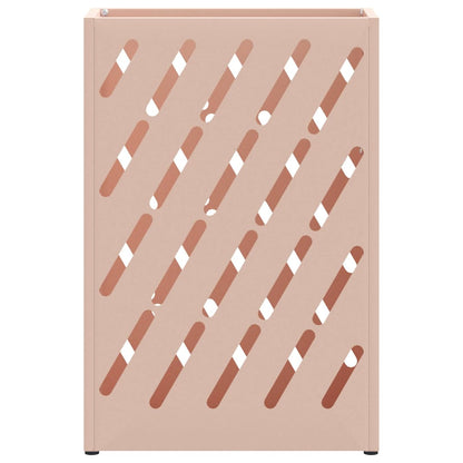Umbrella Stand with Storage Pink 28 x 12 x 41 cm Steel