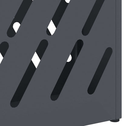 Umbrella Stand with Storage Anthracite 28 x 12 x 41 cm Steel