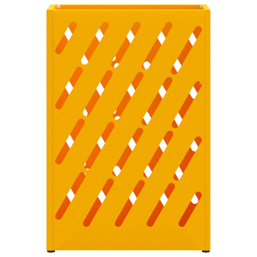 Umbrella Stand Mustard yellow 28 x 12 x 41 cm Steel