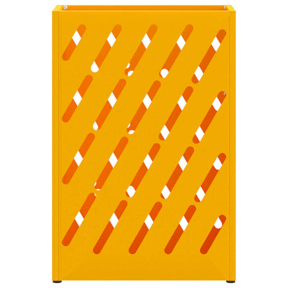 Umbrella Stand Mustard yellow 28 x 12 x 41 cm Steel