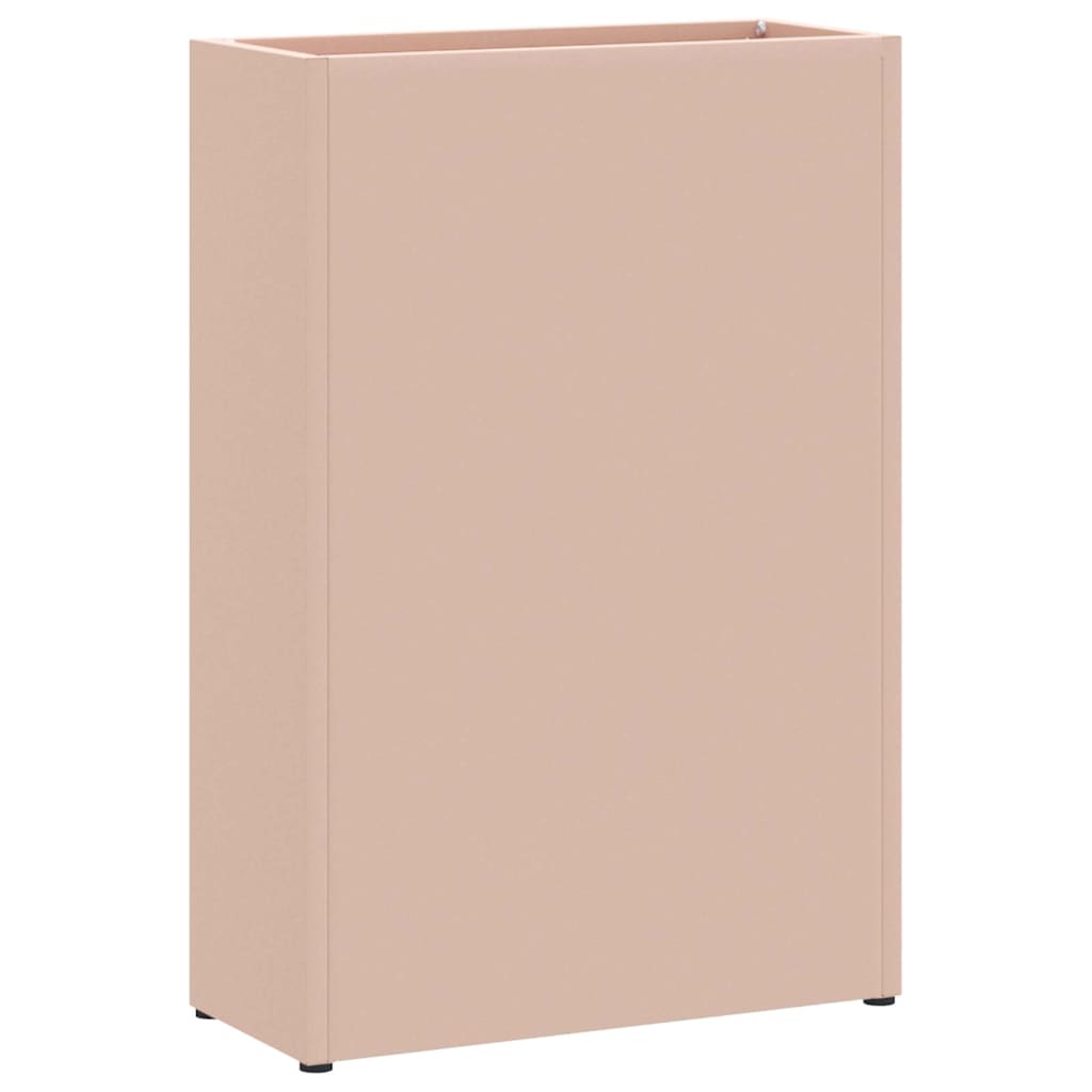Umbrella Stand with Storage Pink 28 x 12 x 41 cm Steel