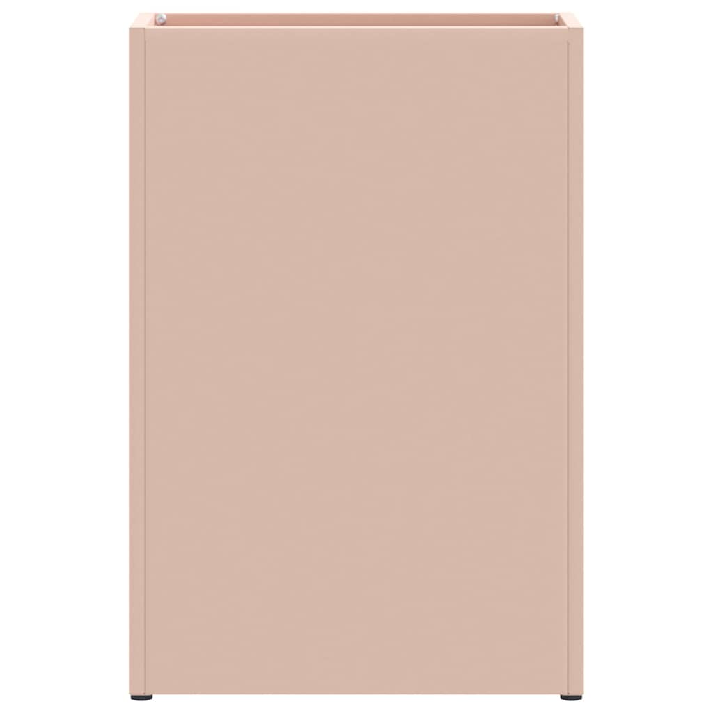 Umbrella Stand with Storage Pink 28 x 12 x 41 cm Steel