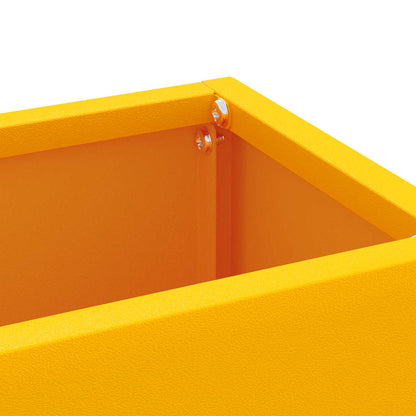 Umbrella Stand Mustard yellow 28 x 12 x 41 cm Steel