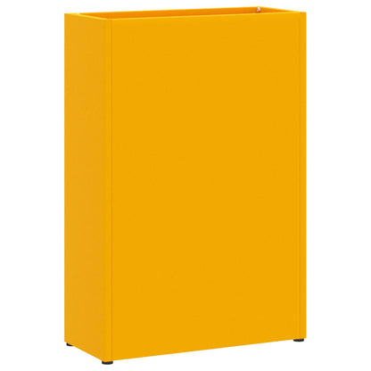 Umbrella Stand Mustard yellow 28 x 12 x 41 cm Steel