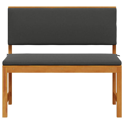 Garden Bench Brown 100 x 50 x 91cm Solid Acacia wood