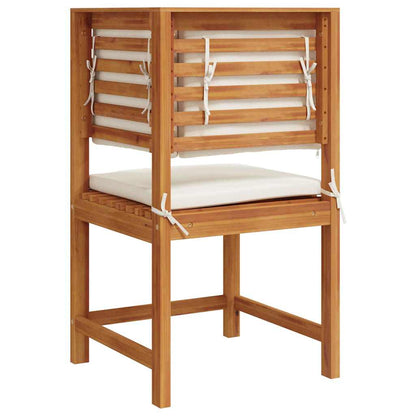 Garden Chair Brown 50 x 50 x 91cm Solid Acacia wood