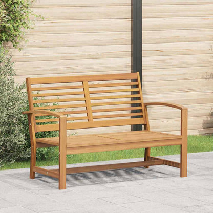 Garden Bench Natural 110 x 64 x 76.5 cm Solid teak wood