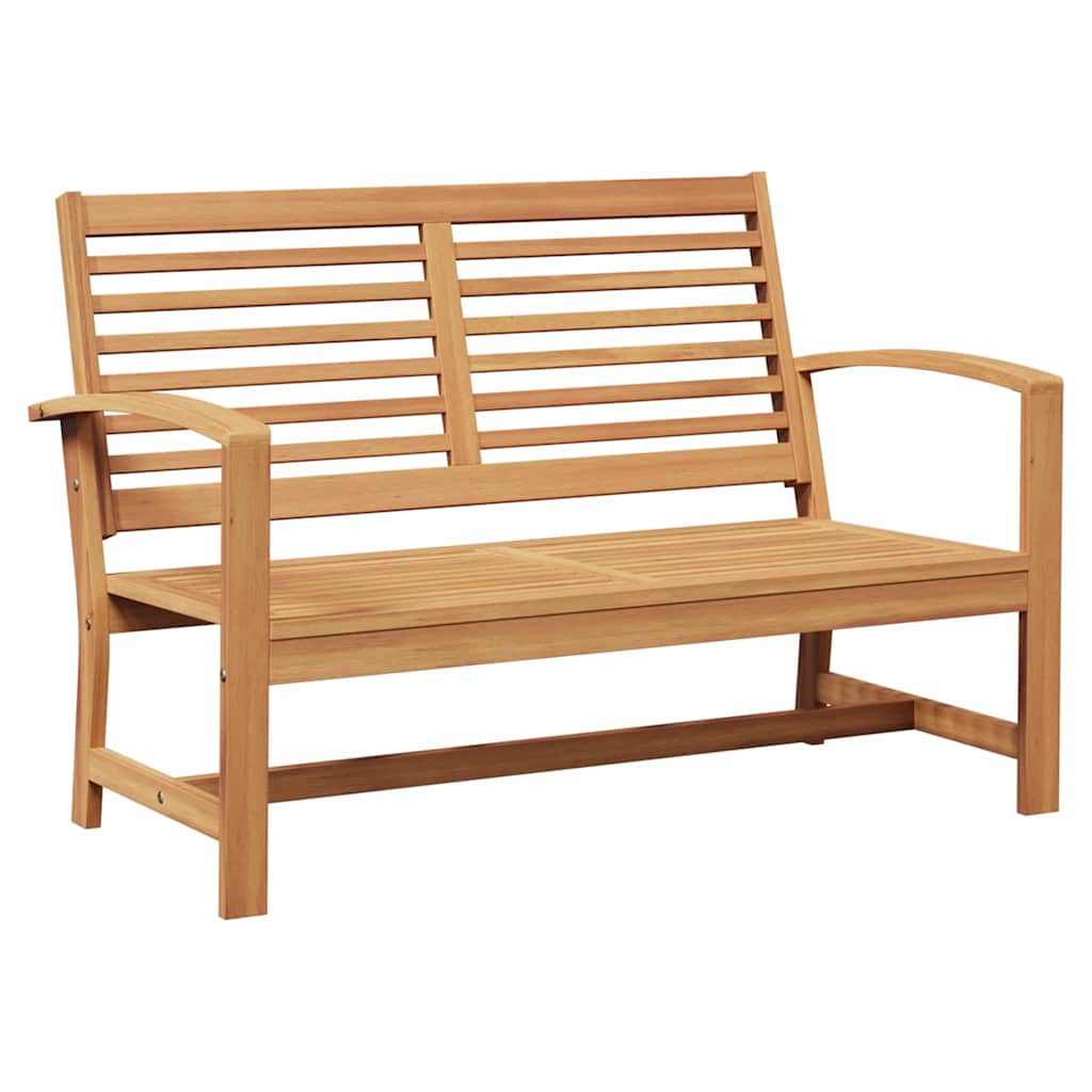 Garden Bench Natural 110 x 64 x 76.5 cm Solid teak wood