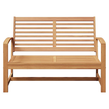 Garden Bench Natural 110 x 64 x 76.5 cm Solid teak wood