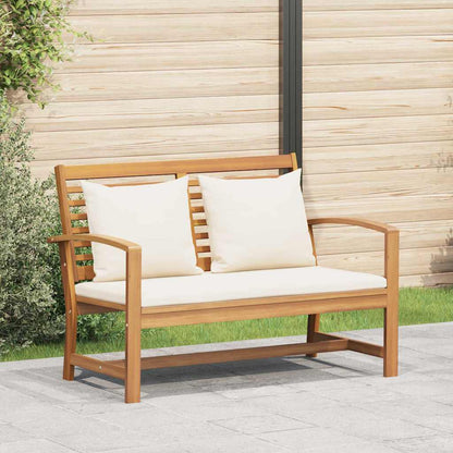 Garden Bench Natural 110 x 64 x 76.5 cm Solid teak wood