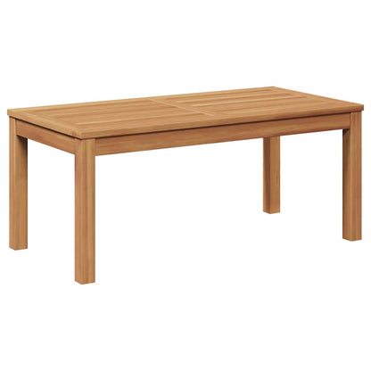Garden Table Natural 95 x 45 x 40 cm Solid teak wood