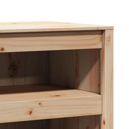 Kitchen Cabinet Brown 106 x 55 x 64 cm Solid Pine wood