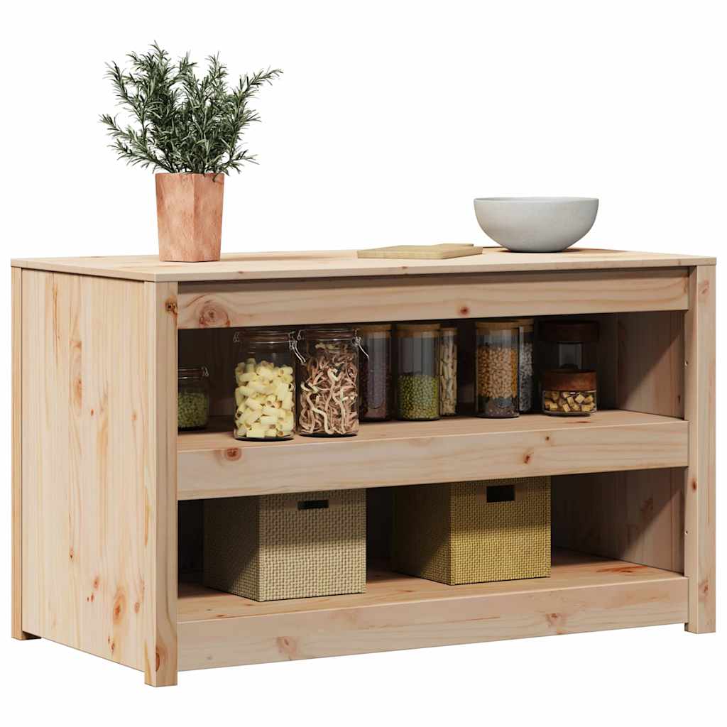 Kitchen Cabinet Brown 106 x 55 x 64 cm Solid Pine wood