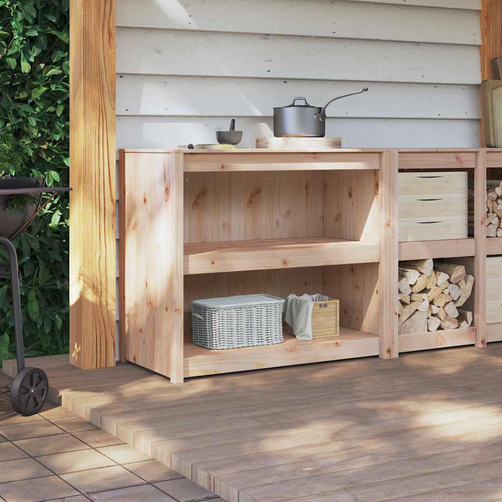 Kitchen Cabinet Brown 106 x 55 x 92 cm Solid Pine wood