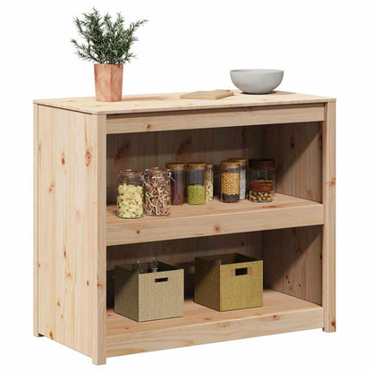 Kitchen Cabinet Brown 106 x 55 x 92 cm Solid Pine wood