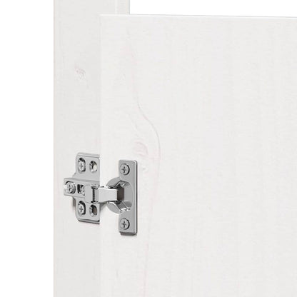 Kitchen Door with Door White 50 x 9 x 82 cm Solid Pine wood