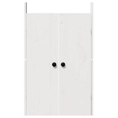 Kitchen Door with Door White 50 x 9 x 82 cm Solid Pine wood