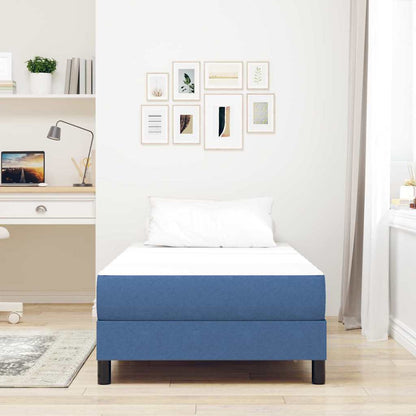 Bed Mattress with Mattress Blue 80 x 200 cm Fabric