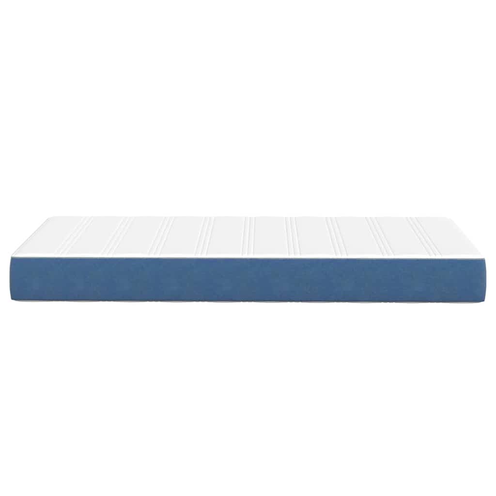 Bed Mattress with Mattress Blue 80 x 200 cm Fabric